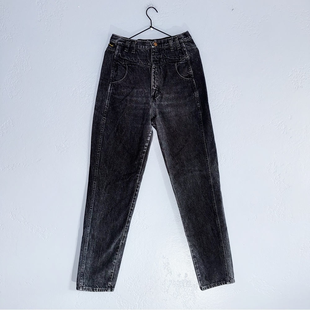 Wrangler Vintage Western 90s Faded Black Jeans Size 13/14 27”
